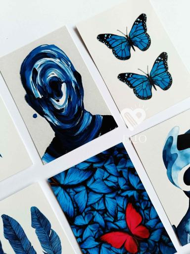 پک پوستر آبی