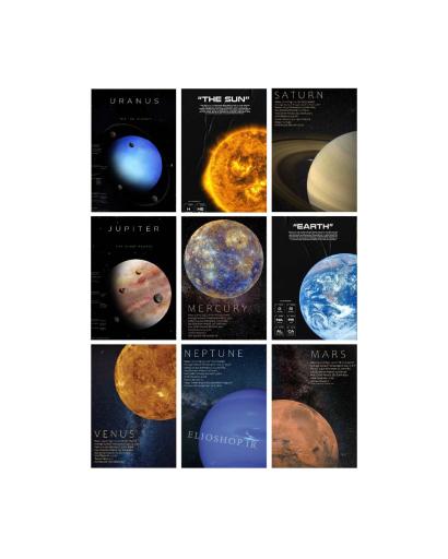 پک پوستر سیاره ها 