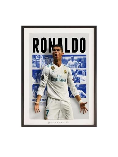  تابلو کلاژ عکس رونالدو 