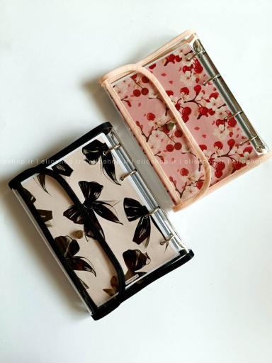 کلاسورشفاف پوشه ای A5 - طرح دلخواه فتوگلاسه ضخیم 