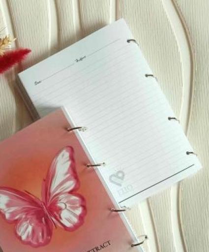 کاغذ یدک دفترکلاسوری❌مناسب کلاسور شفاف نیست❌