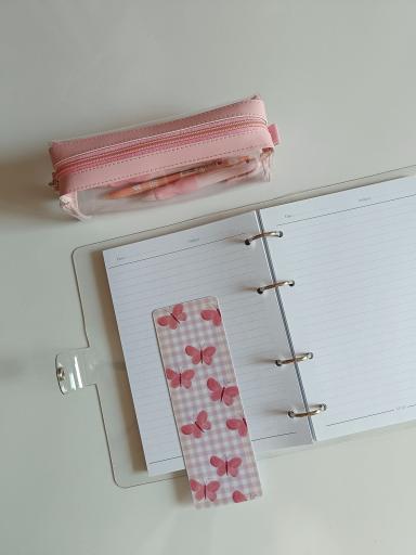 جامدادی حجمی شفاف - صورتی