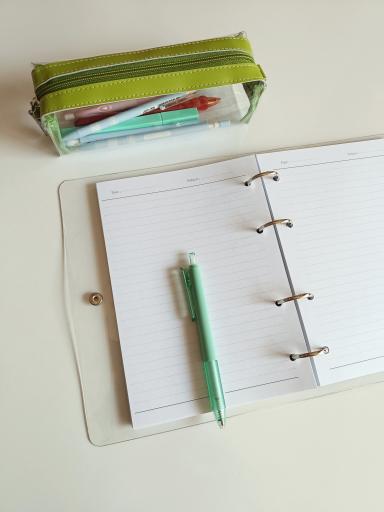 جامدادی حجمی شفاف - سبز