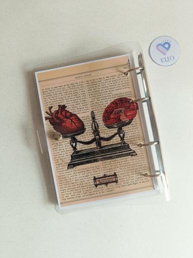 کلاسور شفاف طرح تجربی _ کد 1