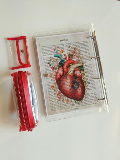 کلاسور شفاف طرح تجربی - کد 2