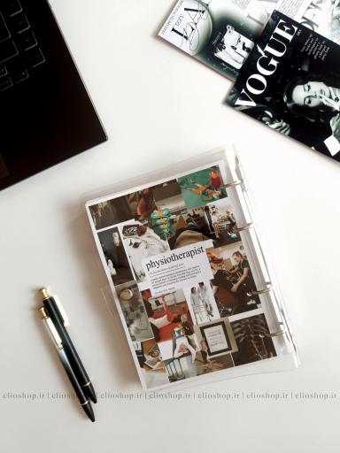 کلاسور شفاف طرح فیزیوتراپی 