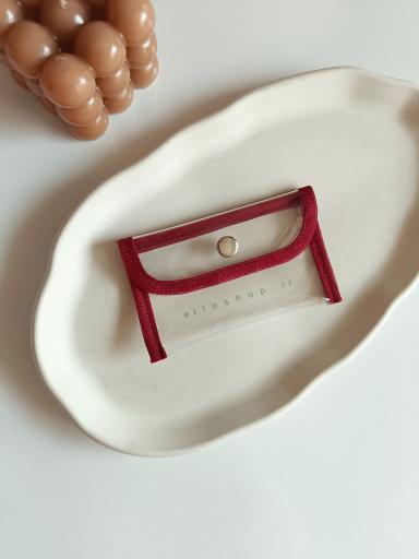 جاکارتی شفاف زرشکی 